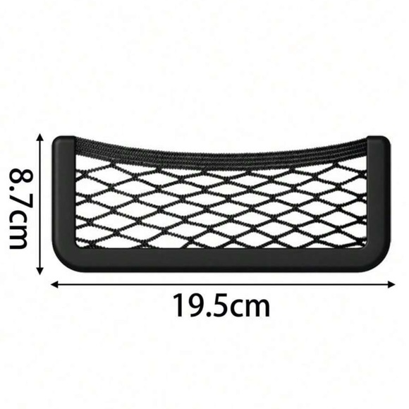 1PC Car Organizer Mesh Storage Net, Trunk Elastic String Cargo Storage Organizer - Picture 2 of 7